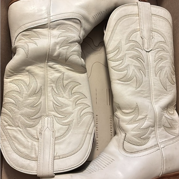 Tecovas Shoes - Boots. Tecovas  Bone Calfskin Cowboy Boots